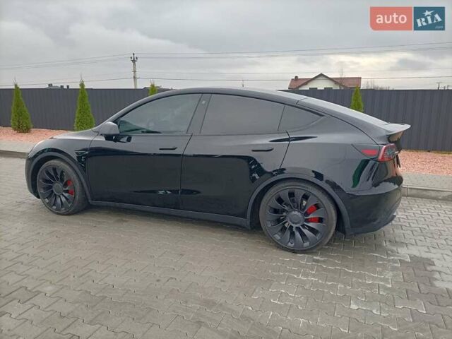 Черный Тесла Model Y, объемом двигателя 0 л и пробегом 52 тыс. км за 26300 $, фото 15 на Automoto.ua