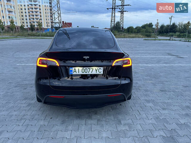 Черный Тесла Model Y, объемом двигателя 0 л и пробегом 43 тыс. км за 30200 $, фото 4 на Automoto.ua