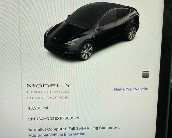 Черный Тесла Model Y, объемом двигателя 0 л и пробегом 69 тыс. км за 22900 $, фото 9 на Automoto.ua