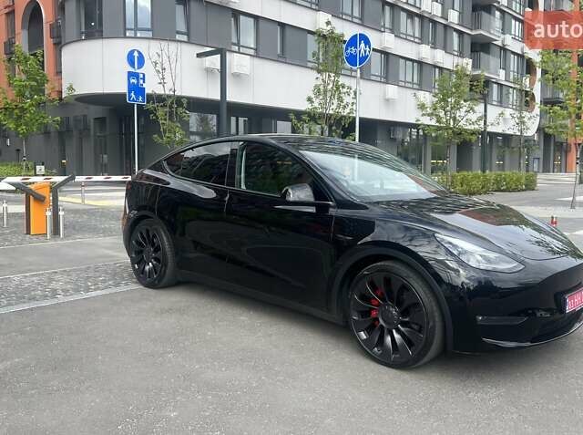Черный Тесла Model Y, объемом двигателя 0 л и пробегом 44 тыс. км за 37200 $, фото 21 на Automoto.ua
