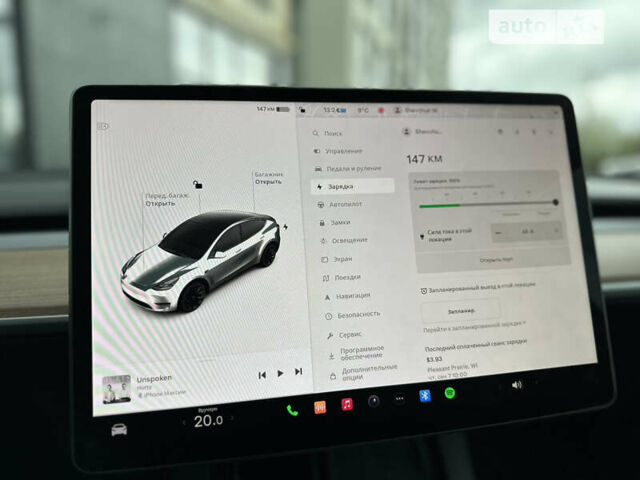 Черный Тесла Model Y, объемом двигателя 0 л и пробегом 19 тыс. км за 33500 $, фото 41 на Automoto.ua