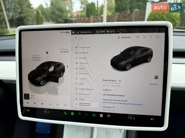 Черный Тесла Model Y, объемом двигателя 0 л и пробегом 32 тыс. км за 33700 $, фото 29 на Automoto.ua