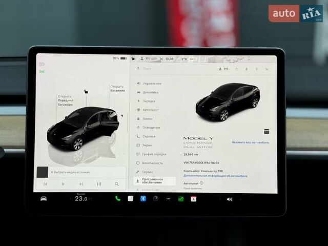 Чорний Тесла Model Y, об'ємом двигуна 0 л та пробігом 28 тис. км за 31300 $, фото 20 на Automoto.ua