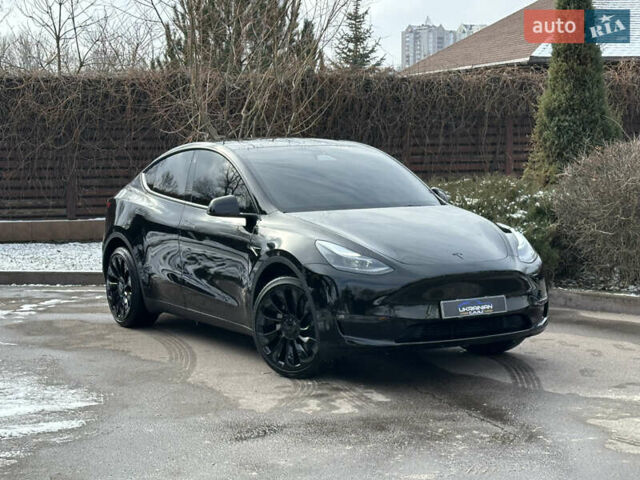 Черный Тесла Model Y, объемом двигателя 0 л и пробегом 1 тыс. км за 40500 $, фото 7 на Automoto.ua
