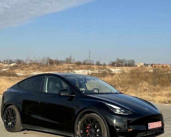Черный Тесла Model Y, объемом двигателя 0 л и пробегом 10 тыс. км за 29800 $, фото 5 на Automoto.ua