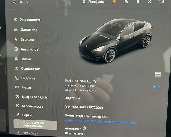 Чорний Тесла Model Y, об'ємом двигуна 0 л та пробігом 43 тис. км за 29700 $, фото 12 на Automoto.ua