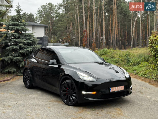 Чорний Тесла Model Y, об'ємом двигуна 0 л та пробігом 56 тис. км за 28700 $, фото 1 на Automoto.ua