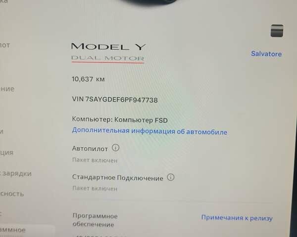 Черный Тесла Model Y, объемом двигателя 0 л и пробегом 10 тыс. км за 29800 $, фото 48 на Automoto.ua