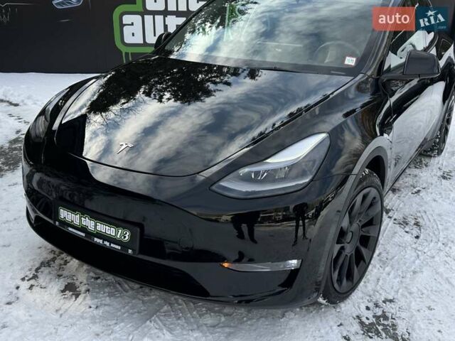 Черный Тесла Model Y, объемом двигателя 0 л и пробегом 1 тыс. км за 34900 $, фото 10 на Automoto.ua