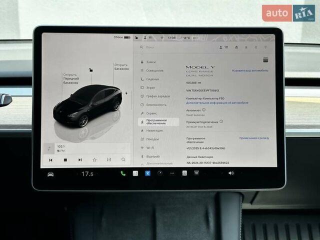 Чорний Тесла Model Y, об'ємом двигуна 0 л та пробігом 105 тис. км за 31999 $, фото 17 на Automoto.ua