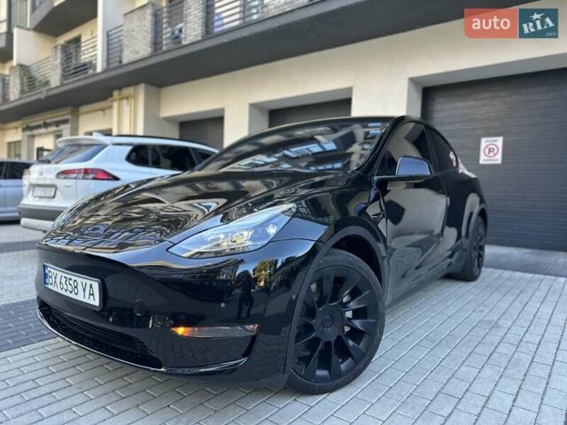 Черный Тесла Model Y, объемом двигателя 0 л и пробегом 65 тыс. км за 25555 $, фото 1 на Automoto.ua