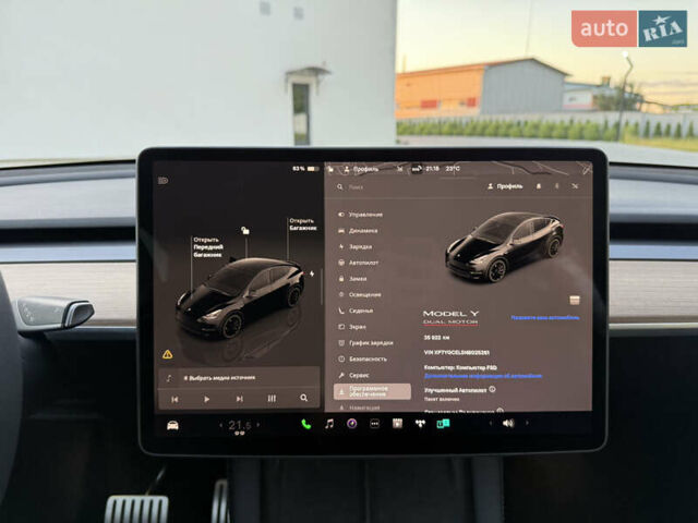 Черный Тесла Model Y, объемом двигателя 0 л и пробегом 35 тыс. км за 25900 $, фото 20 на Automoto.ua