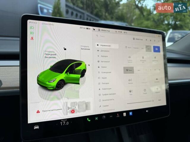 Черный Тесла Model Y, объемом двигателя 0 л и пробегом 1 тыс. км за 33900 $, фото 35 на Automoto.ua