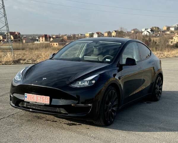 Черный Тесла Model Y, объемом двигателя 0 л и пробегом 10 тыс. км за 29800 $, фото 6 на Automoto.ua