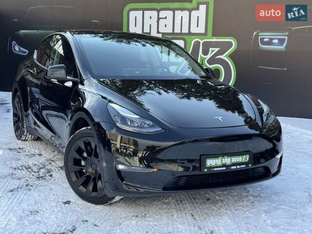 Черный Тесла Model Y, объемом двигателя 0 л и пробегом 1 тыс. км за 34900 $, фото 6 на Automoto.ua