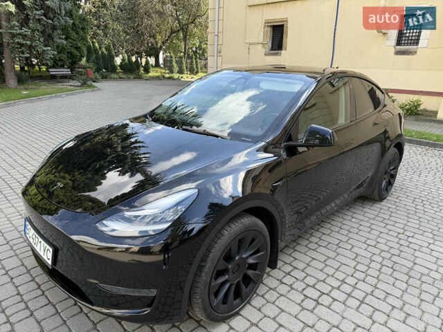 Черный Тесла Model Y, объемом двигателя 0 л и пробегом 58 тыс. км за 27500 $, фото 21 на Automoto.ua