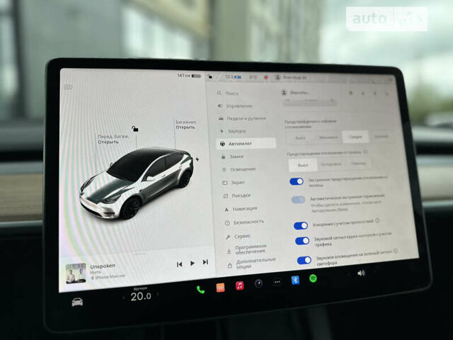 Черный Тесла Model Y, объемом двигателя 0 л и пробегом 19 тыс. км за 33500 $, фото 43 на Automoto.ua