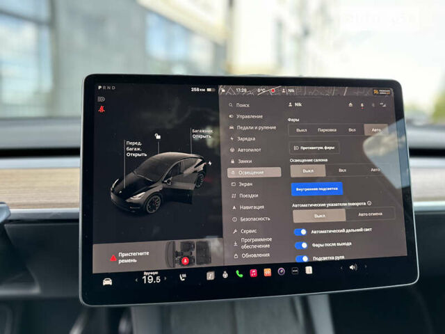 Черный Тесла Model Y, объемом двигателя 0 л и пробегом 2 тыс. км за 40990 $, фото 42 на Automoto.ua