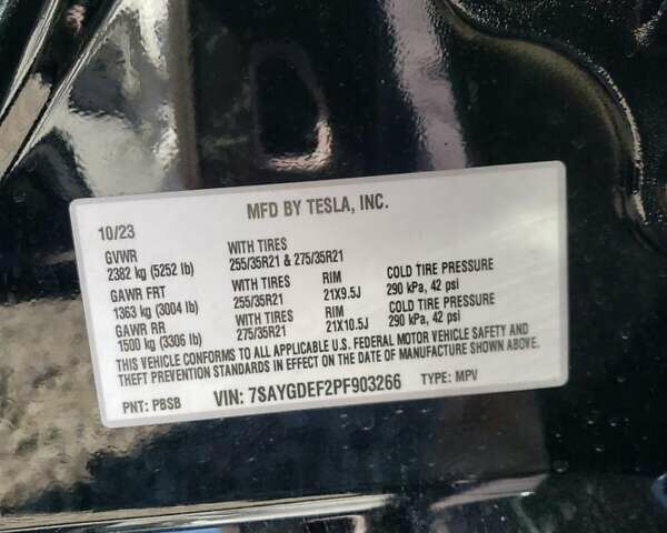 Чорний Тесла Model Y, об'ємом двигуна 0 л та пробігом 37 тис. км за 9000 $, фото 11 на Automoto.ua