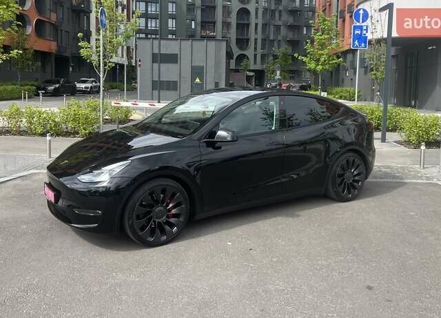 Черный Тесла Model Y, объемом двигателя 0 л и пробегом 44 тыс. км за 37200 $, фото 7 на Automoto.ua