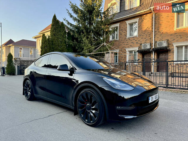 Черный Тесла Model Y, объемом двигателя 0 л и пробегом 38 тыс. км за 32800 $, фото 8 на Automoto.ua