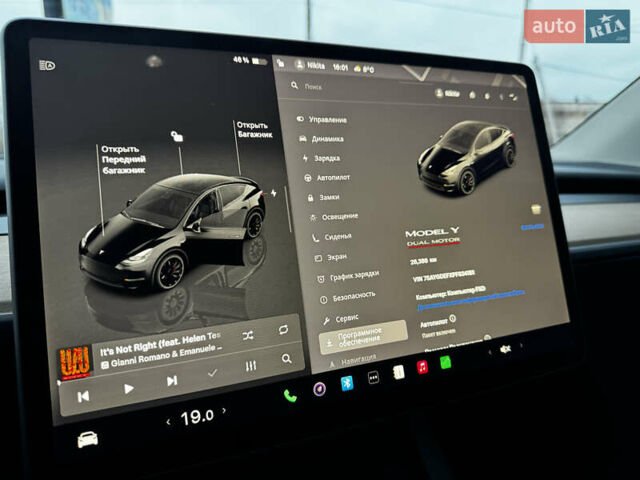 Чорний Тесла Model Y, об'ємом двигуна 0 л та пробігом 26 тис. км за 33000 $, фото 27 на Automoto.ua