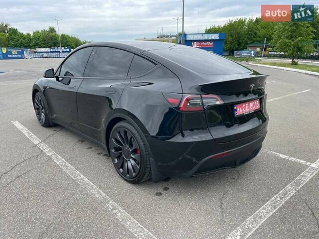 Черный Тесла Model Y, объемом двигателя 0 л и пробегом 53 тыс. км за 29500 $, фото 11 на Automoto.ua