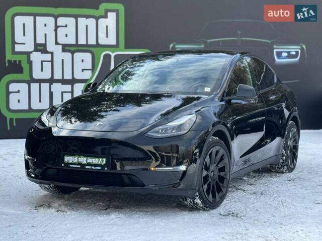 Черный Тесла Model Y, объемом двигателя 0 л и пробегом 1 тыс. км за 34900 $, фото 5 на Automoto.ua