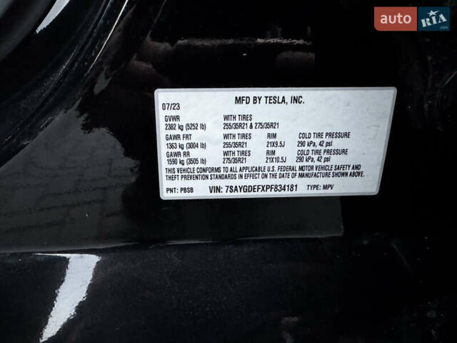 Чорний Тесла Model Y, об'ємом двигуна 0 л та пробігом 26 тис. км за 33000 $, фото 53 на Automoto.ua