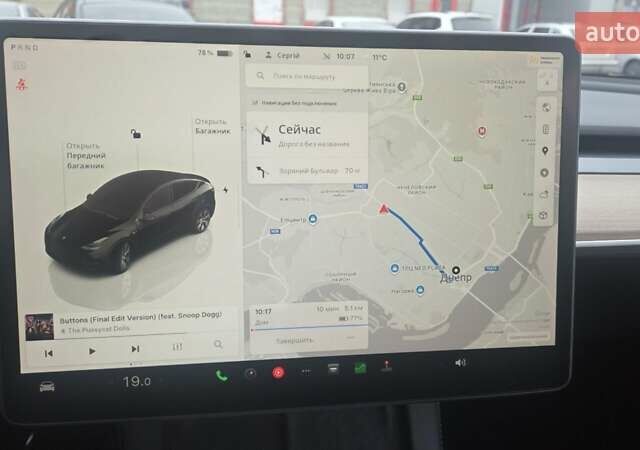 Черный Тесла Model Y, объемом двигателя 0 л и пробегом 49 тыс. км за 28900 $, фото 14 на Automoto.ua