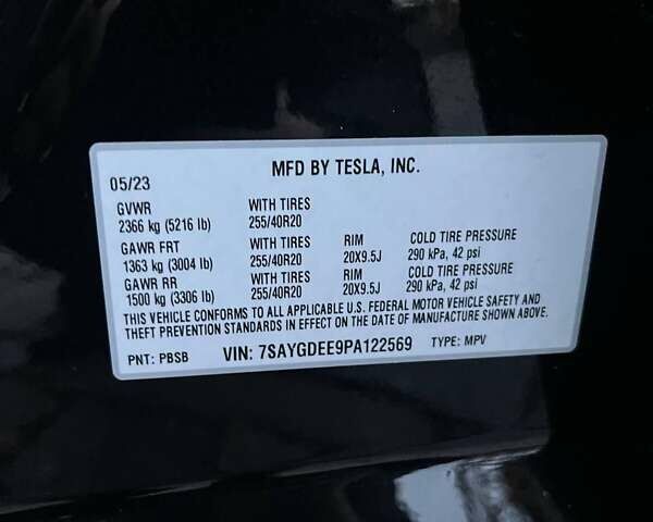 Чорний Тесла Model Y, об'ємом двигуна 0 л та пробігом 60 тис. км за 25950 $, фото 20 на Automoto.ua