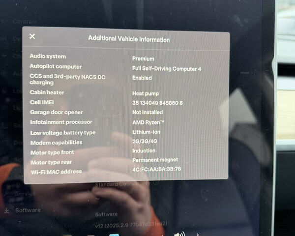 Черный Тесла Model Y, объемом двигателя 0 л и пробегом 84 тыс. км за 25900 $, фото 24 на Automoto.ua