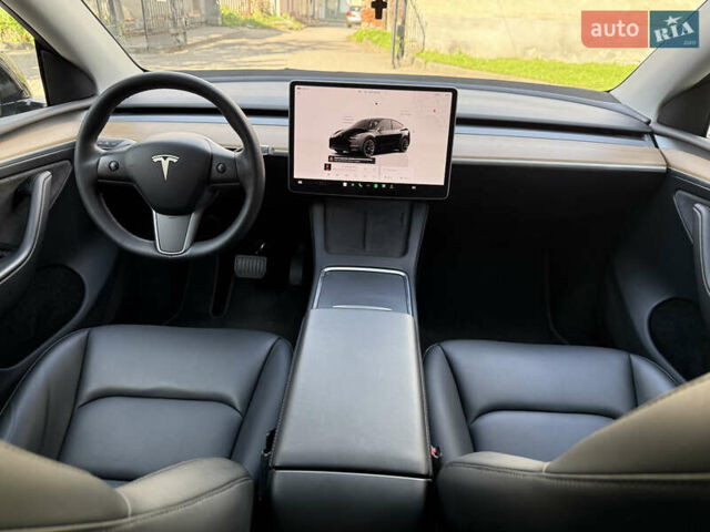 Черный Тесла Model Y, объемом двигателя 0 л и пробегом 58 тыс. км за 27500 $, фото 16 на Automoto.ua
