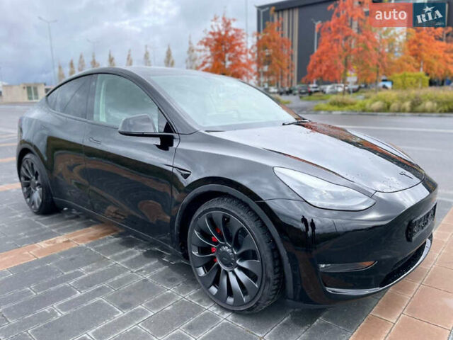 Черный Тесла Model Y, объемом двигателя 0 л и пробегом 16 тыс. км за 29200 $, фото 10 на Automoto.ua