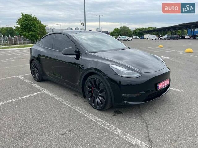Черный Тесла Model Y, объемом двигателя 0 л и пробегом 53 тыс. км за 29500 $, фото 6 на Automoto.ua