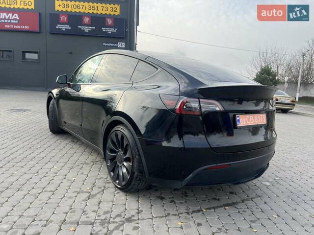 Черный Тесла Model Y, объемом двигателя 0 л и пробегом 25 тыс. км за 31500 $, фото 23 на Automoto.ua