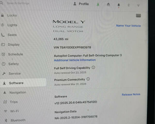 Черный Тесла Model Y, объемом двигателя 0 л и пробегом 69 тыс. км за 22900 $, фото 8 на Automoto.ua