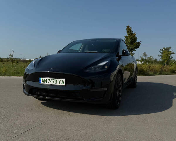 Черный Тесла Model Y, объемом двигателя 0 л и пробегом 22 тыс. км за 26500 $, фото 2 на Automoto.ua