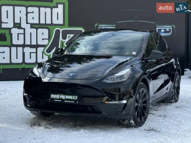 Черный Тесла Model Y, объемом двигателя 0 л и пробегом 1 тыс. км за 34900 $, фото 9 на Automoto.ua
