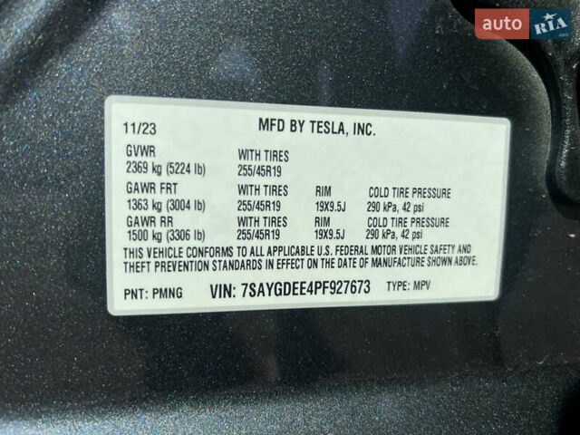 Черный Тесла Model Y, объемом двигателя 0 л и пробегом 16 тыс. км за 30200 $, фото 27 на Automoto.ua