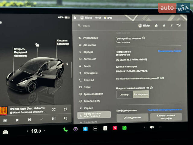 Чорний Тесла Model Y, об'ємом двигуна 0 л та пробігом 26 тис. км за 33000 $, фото 29 на Automoto.ua