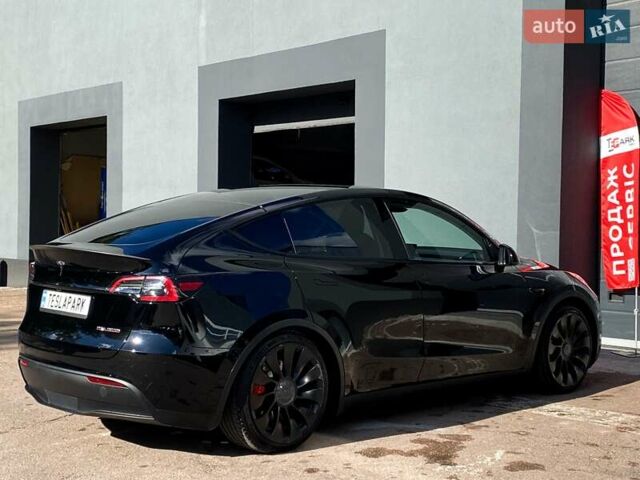 Черный Тесла Model Y, объемом двигателя 0 л и пробегом 17 тыс. км за 34500 $, фото 8 на Automoto.ua