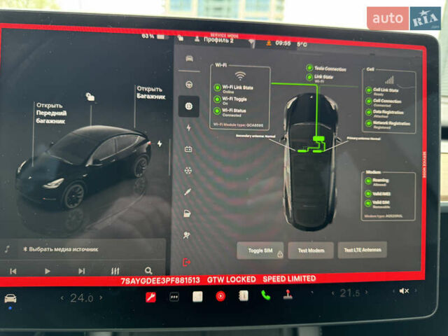Чорний Тесла Model Y, об'ємом двигуна 0 л та пробігом 23 тис. км за 30400 $, фото 19 на Automoto.ua