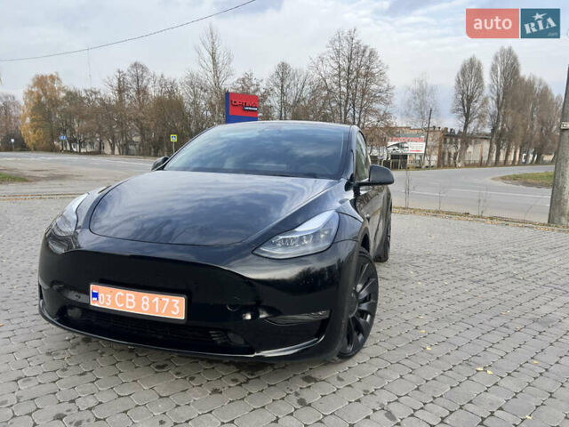 Черный Тесла Model Y, объемом двигателя 0 л и пробегом 25 тыс. км за 31500 $, фото 42 на Automoto.ua