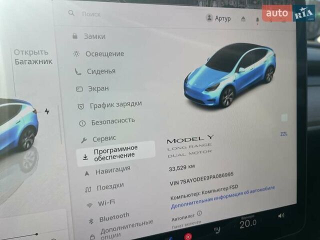 Черный Тесла Model Y, объемом двигателя 0 л и пробегом 33 тыс. км за 30500 $, фото 12 на Automoto.ua