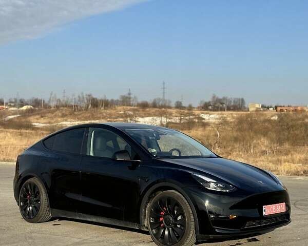 Черный Тесла Model Y, объемом двигателя 0 л и пробегом 10 тыс. км за 29800 $, фото 8 на Automoto.ua