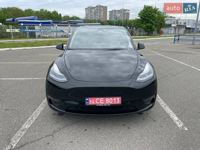 Черный Тесла Model Y, объемом двигателя 0 л и пробегом 53 тыс. км за 29500 $, фото 5 на Automoto.ua