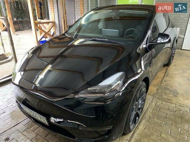 Черный Тесла Model Y, объемом двигателя 0 л и пробегом 12 тыс. км за 35000 $, фото 3 на Automoto.ua