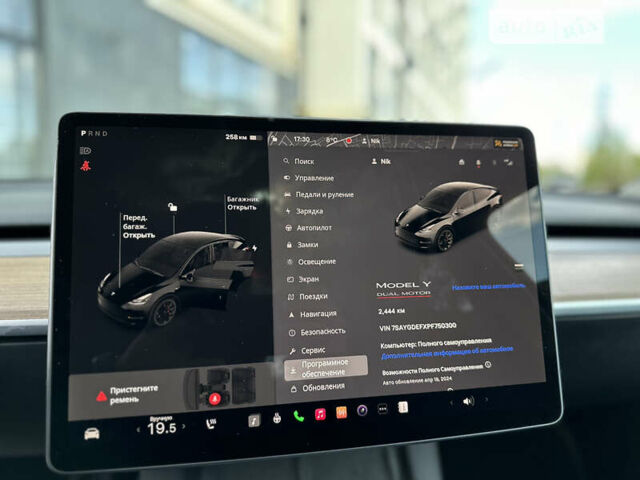 Черный Тесла Model Y, объемом двигателя 0 л и пробегом 2 тыс. км за 40990 $, фото 49 на Automoto.ua