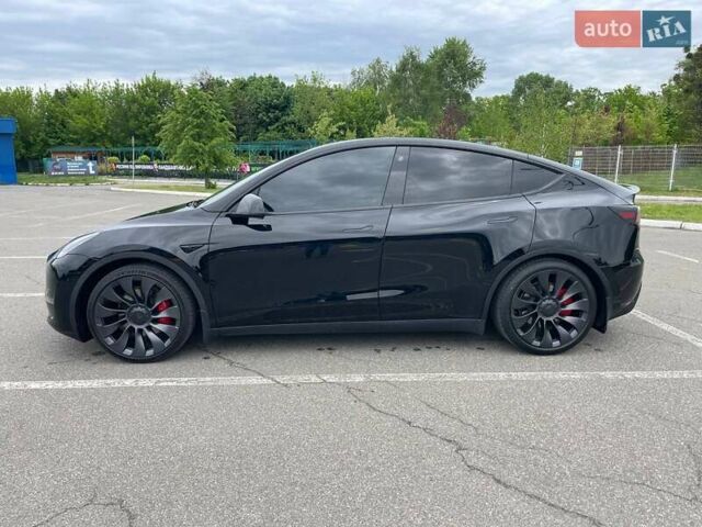 Черный Тесла Model Y, объемом двигателя 0 л и пробегом 53 тыс. км за 29500 $, фото 4 на Automoto.ua